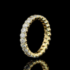 5ctw Prong Oval Eternity Band