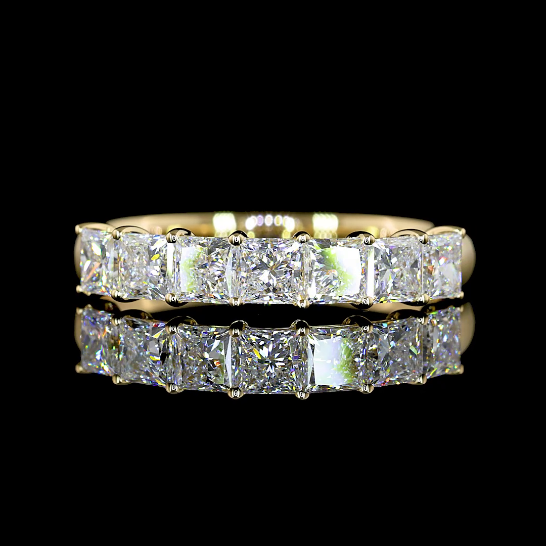 1ctw Prong Princess Seven Stone Band