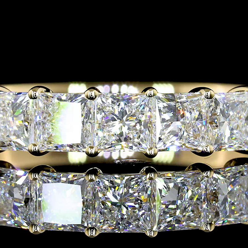 1ctw Prong Princess Seven Stone Band