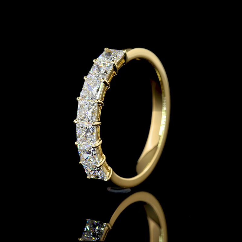 1ctw Prong Princess Seven Stone Band