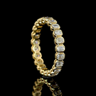 1-3/4ctw Bezel Emerald Eternity Band
