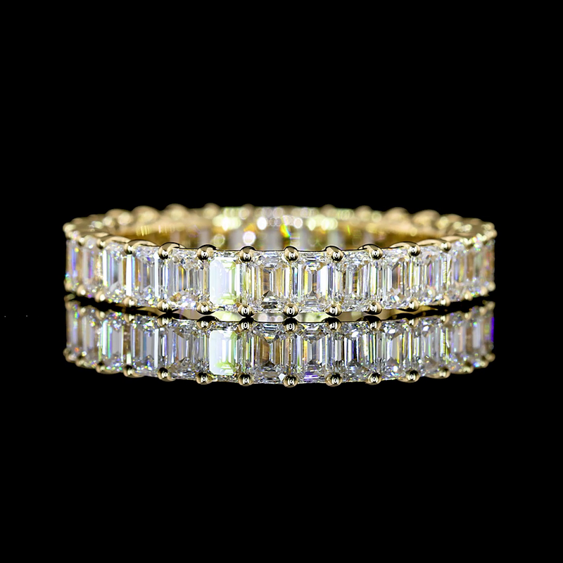 2ctw Prong Emerald Eternity Band