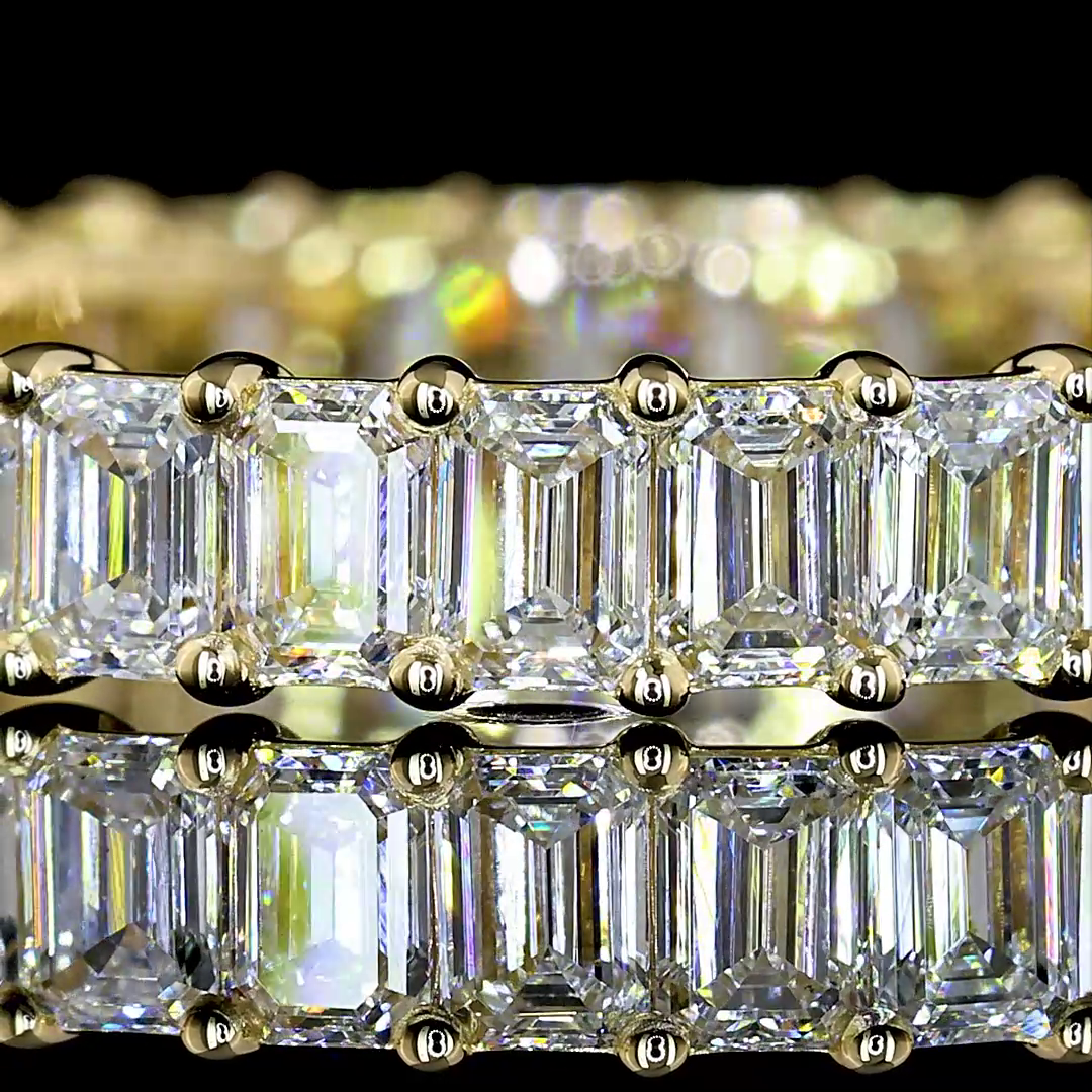 2ctw Prong Emerald Eternity Band