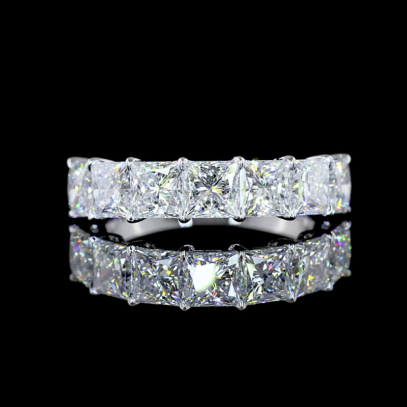 3ctw Prong Princess Seven Stone Band