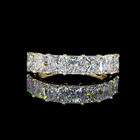 3ctw Prong Princess Seven Stone Band