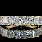3ctw Prong Princess Seven Stone Band