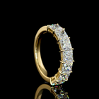 3ctw Prong Princess Seven Stone Band