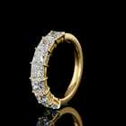 3ctw Prong Princess Seven Stone Band
