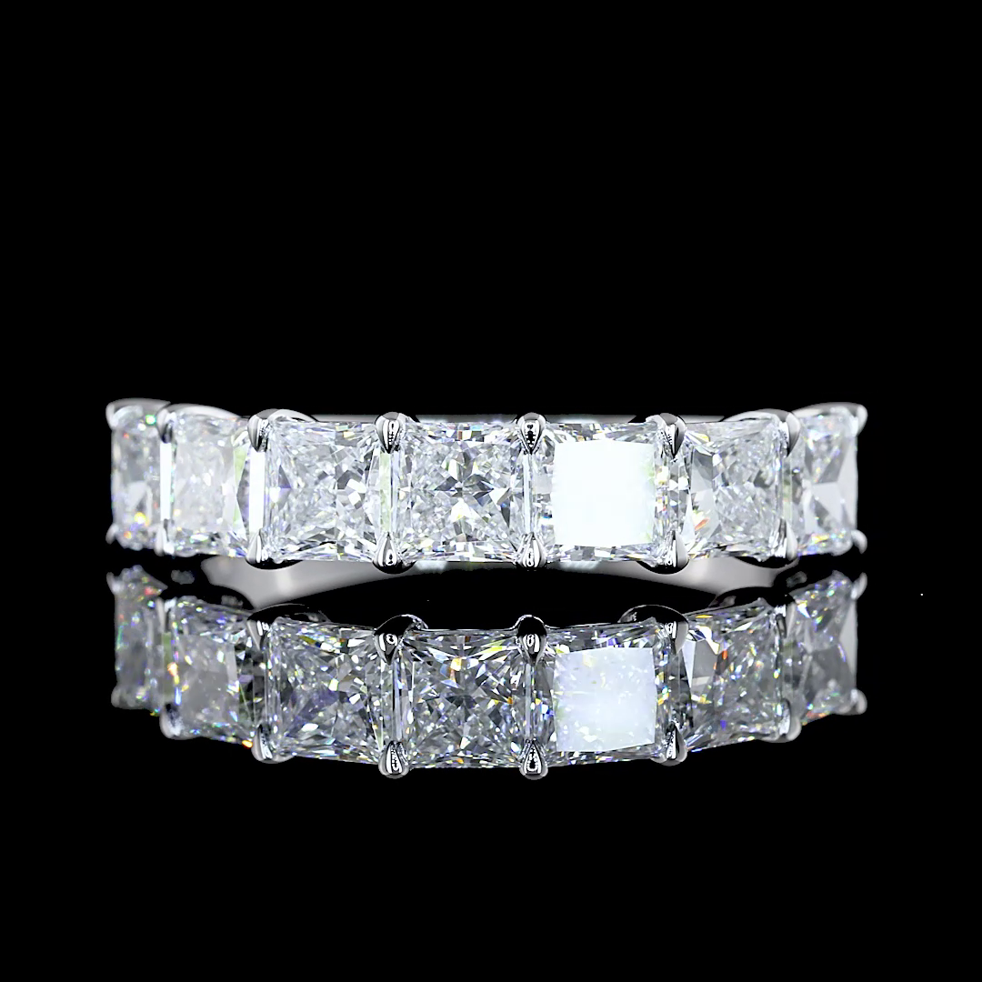2ctw Prong Princess Seven Stone Band