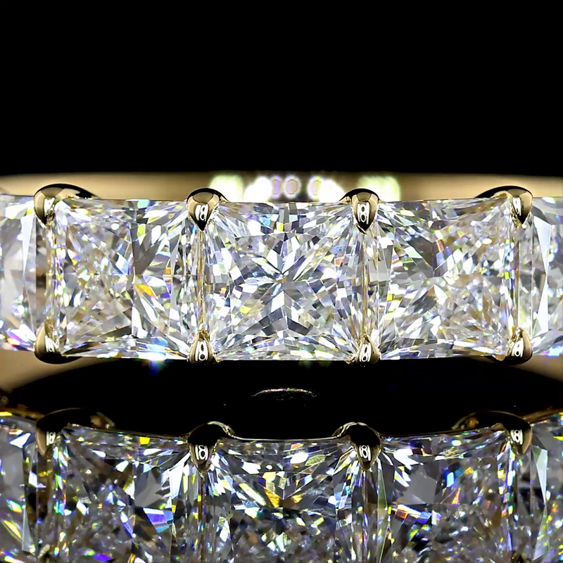 2ctw Prong Princess Seven Stone Band