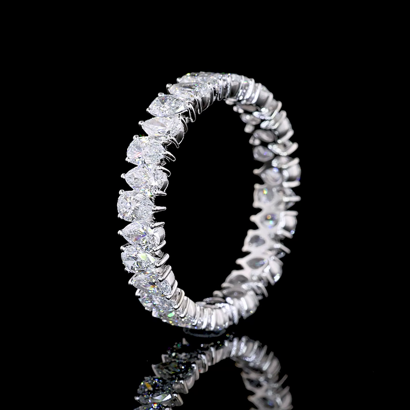 2ctw Prong Pear Eternity Band