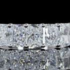 1ctw Prong Radiant Five Stone Band