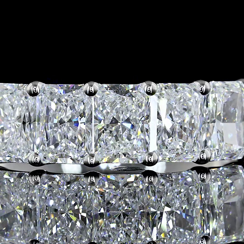 1ctw Prong Radiant Five Stone Band