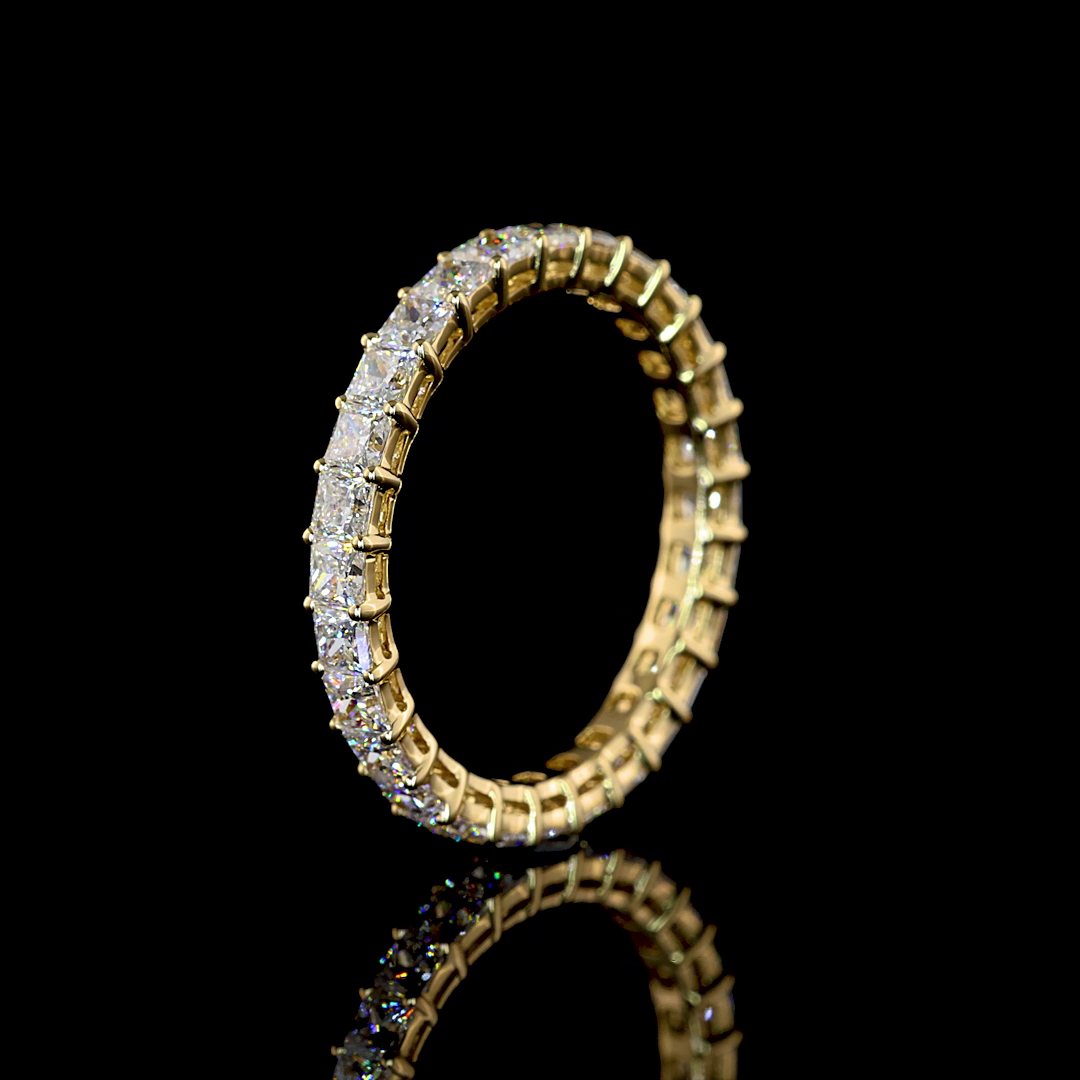 2ctw Prong Princess Eternity Band