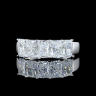 2ctw Prong Radiant Five Stone Band