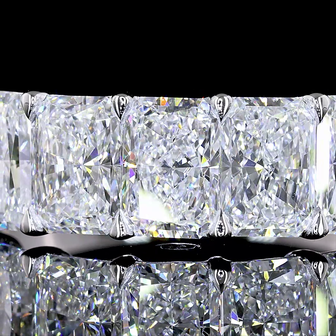 2ctw Prong Radiant Five Stone Band