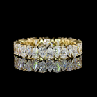 4ctw Prong Pear Eternity Band