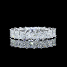 4ctw Princess Prong Diamond Eternity Band
