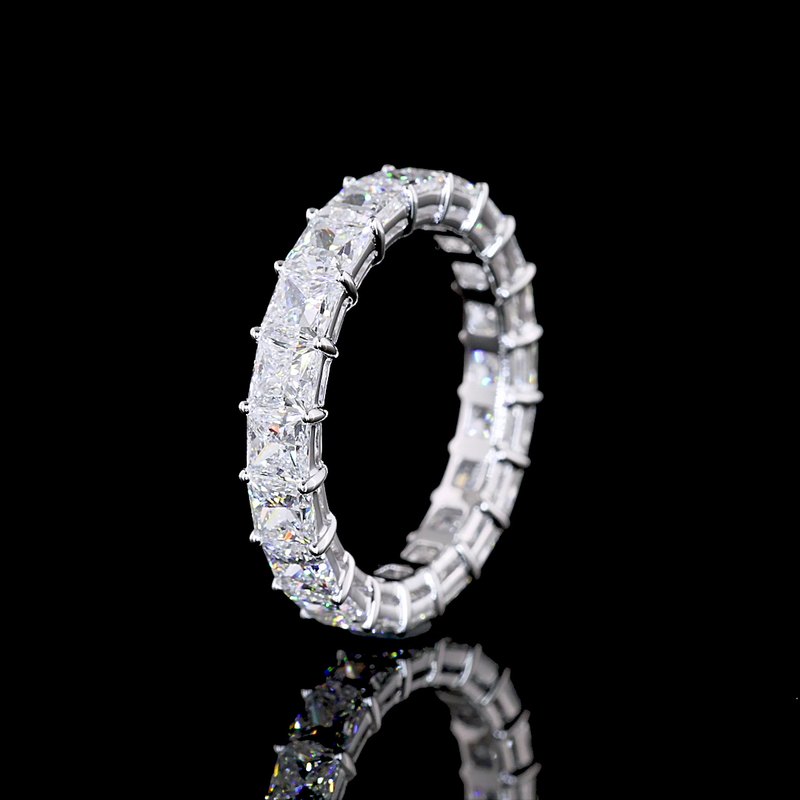 4ctw Princess Prong Diamond Eternity Band