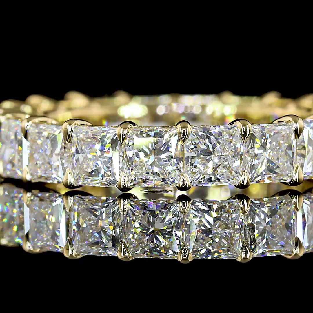 4ctw Princess Prong Diamond Eternity Band