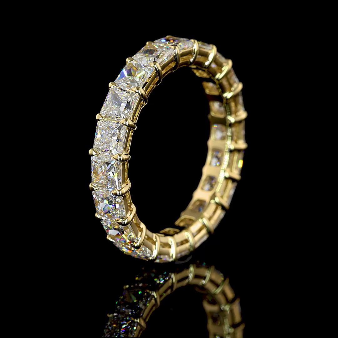 4ctw Princess Prong Diamond Eternity Band