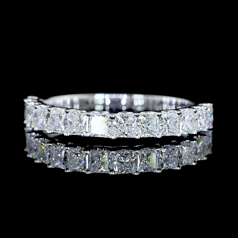 1ctw U Prong Princess Half Eternity Band