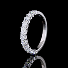 1ctw U Prong Princess Half Eternity Band