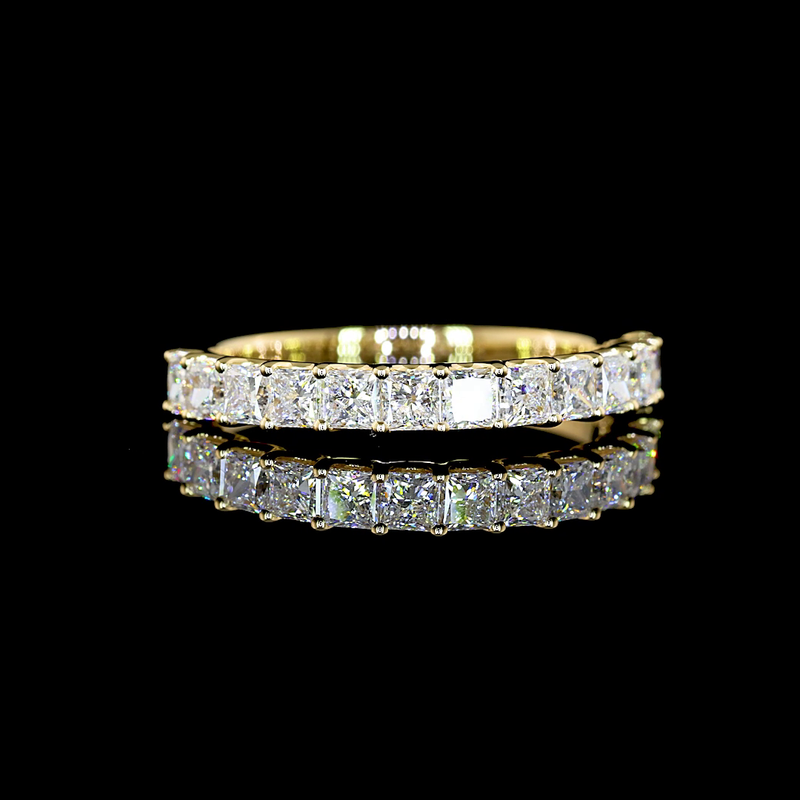 1ctw U Prong Princess Half Eternity Band