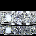 2ctw Prong Princess Half Eternity Band