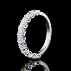 2ctw Prong Princess Half Eternity Band
