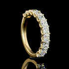 1-3/4ctw Prong Princess Half Eternity Band