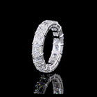 7ctw Asscher Prong Diamond Eternity Band