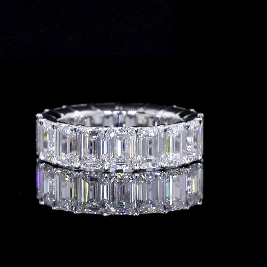 8ctw Emerald Prong Diamond Eternity Band