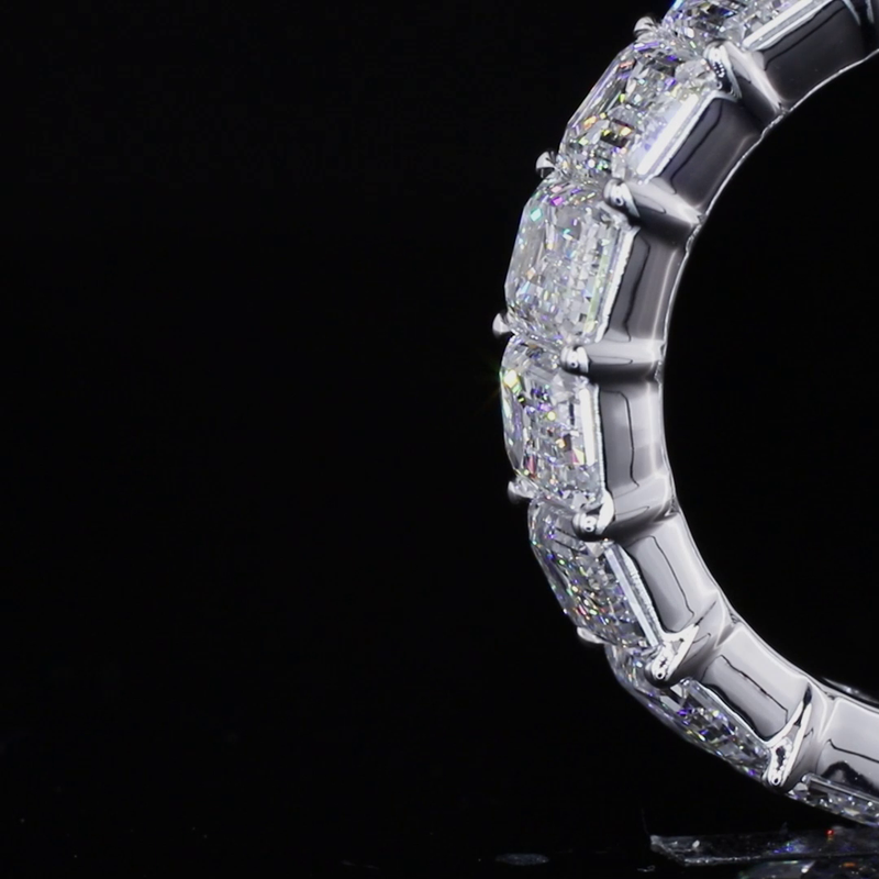 8ctw Emerald Prong Diamond Eternity Band
