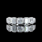 1ctw Prong Radiant Five Stone Band
