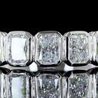 1ctw Prong Radiant Five Stone Band