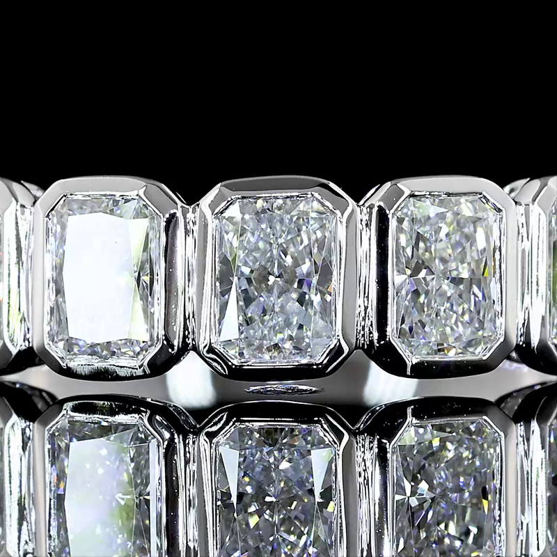 1ctw Prong Radiant Five Stone Band