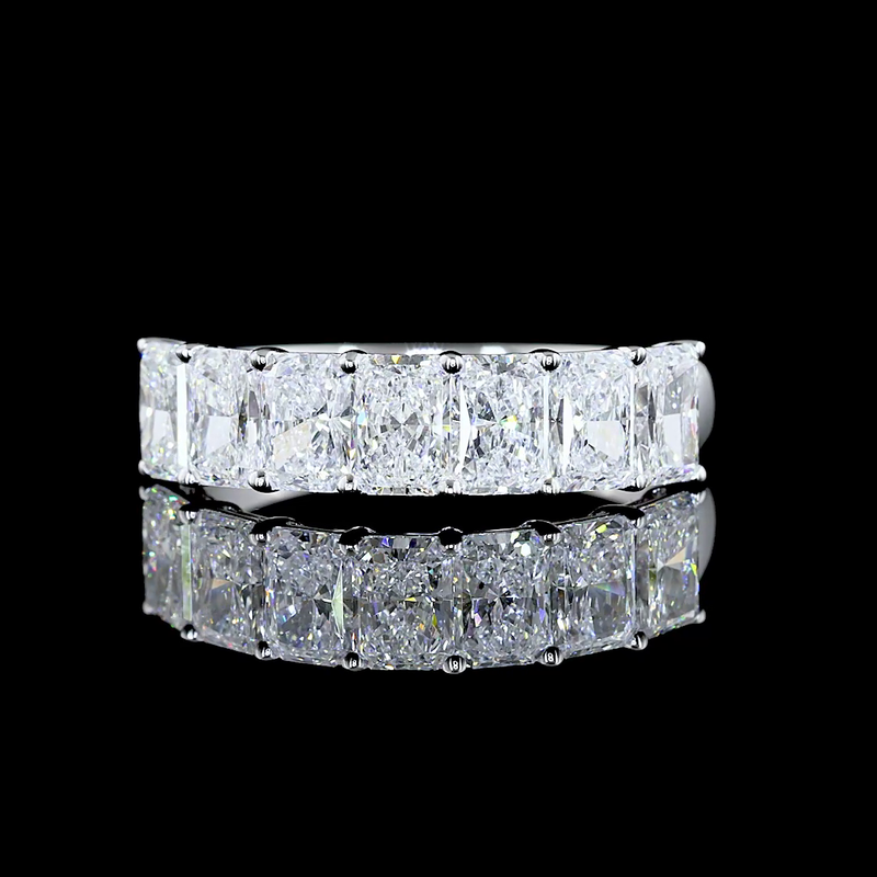 2ctw Prong Radiant Seven Stone Band