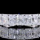 2ctw Prong Radiant Seven Stone Band