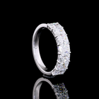 2ctw Prong Radiant Seven Stone Band