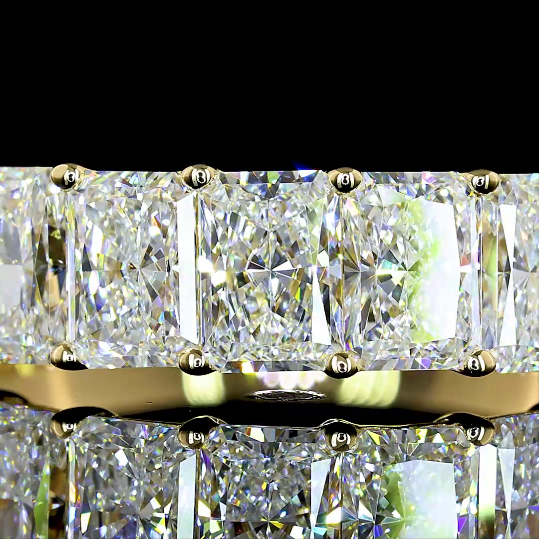 2ctw Prong Radiant Seven Stone Band