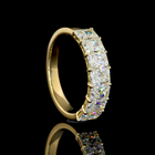 2ctw Prong Radiant Seven Stone Band