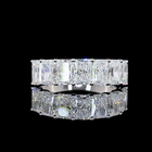 3ctw Prong Radiant Seven Stone Band