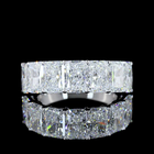 5ctw Prong Radiant Seven Stone Band
