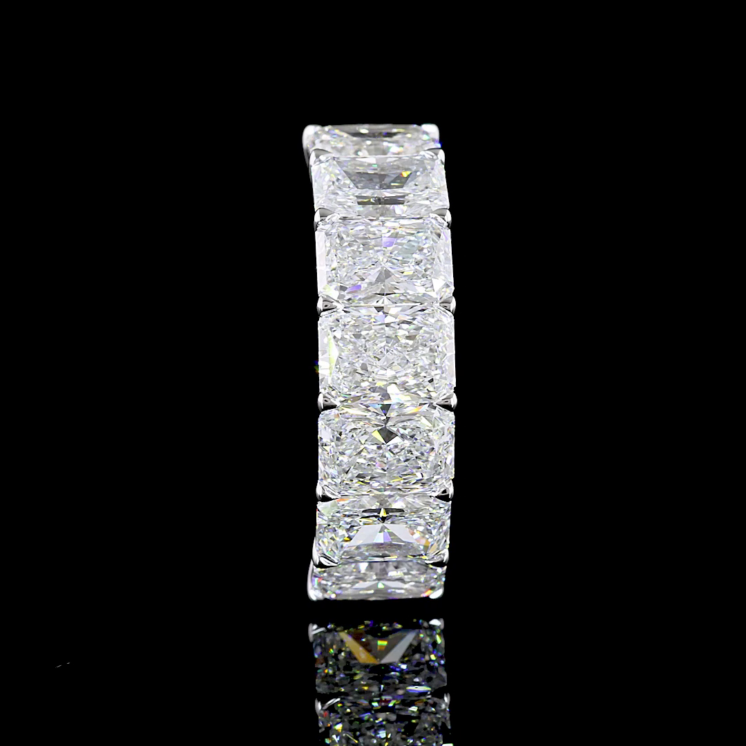 5ctw Prong Radiant Seven Stone Band