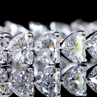 2-1/4ctw Prong East West Heart Eternity Band