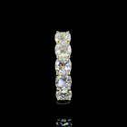 2ctw Prong Cushion Five Stone Band