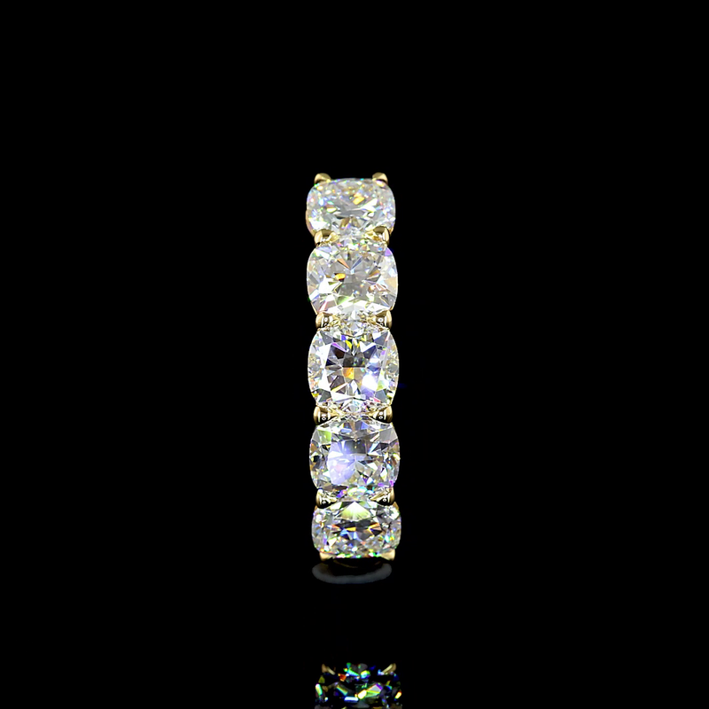 2ctw Prong Cushion Five Stone Band