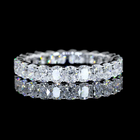 2-1/4ctw Prong Cushion Eternity Band