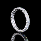 2-1/4ctw Prong Cushion Eternity Band